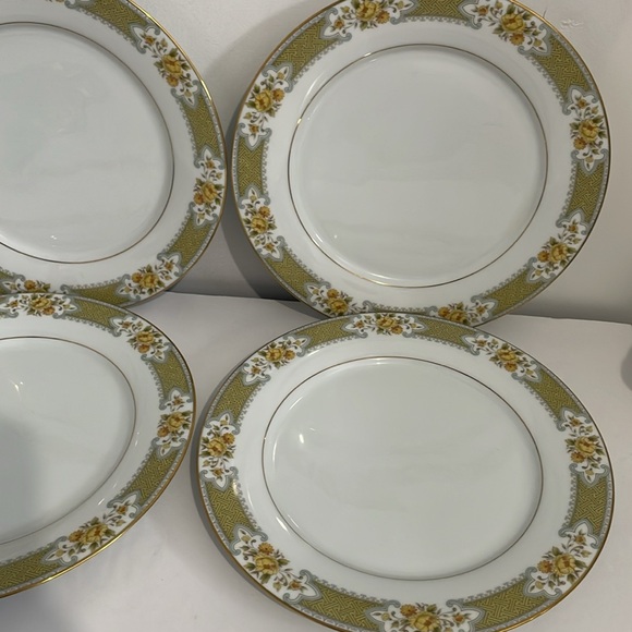 Autumn Rose Noritake Dinner Plates X4 Nitto Ware 2007 Replacement China - Picture 3 of 10